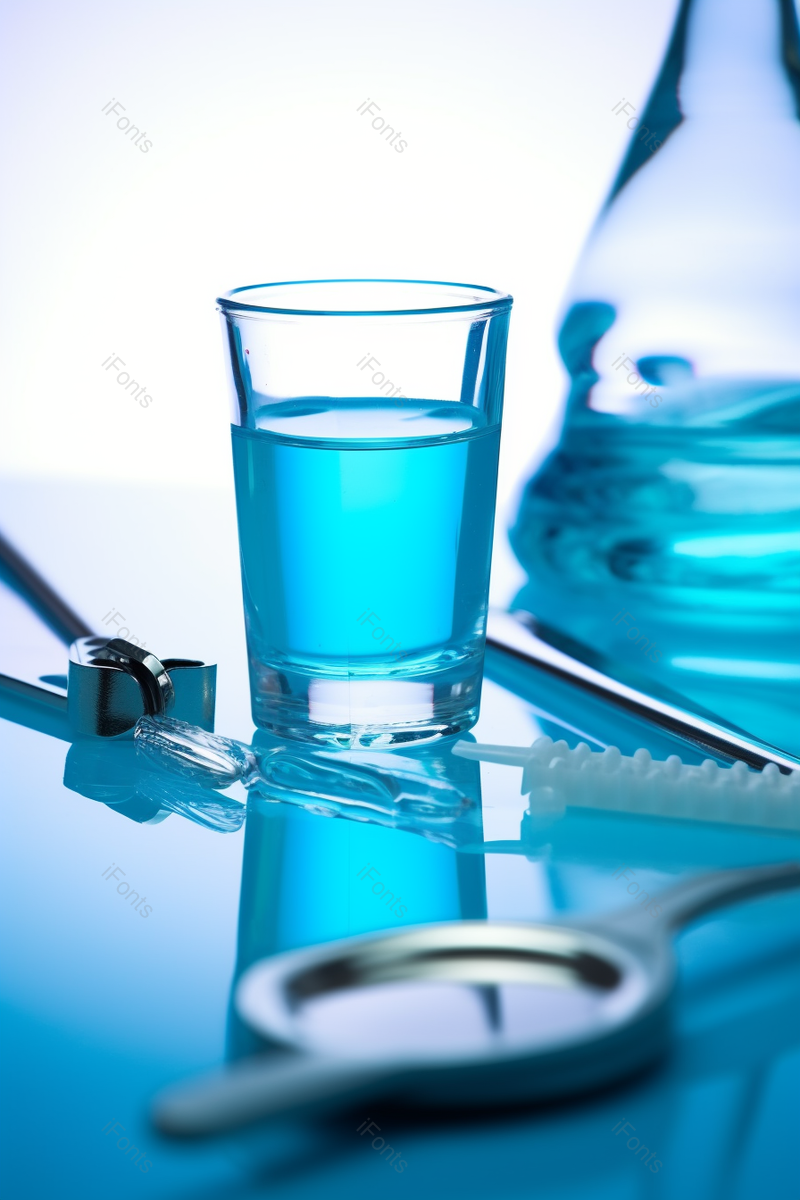 蓝色化工化学液体医疗设备工具摄影图,高清,摄影图,摄影图片,图片大全,摄影图免费下载